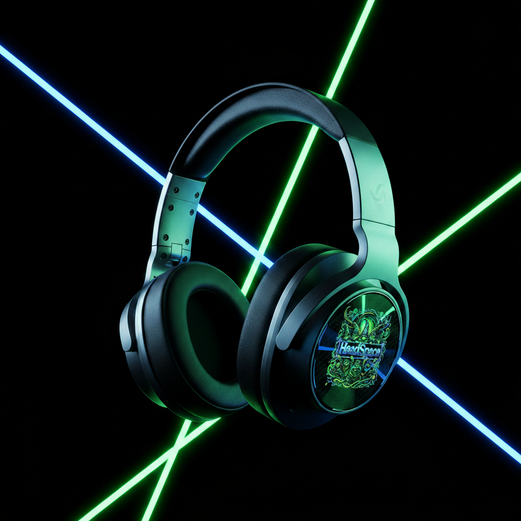 Headphones with Logo