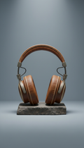Heritage Leather Collector's Headphones — Full-Grain Leather, Limited Edition