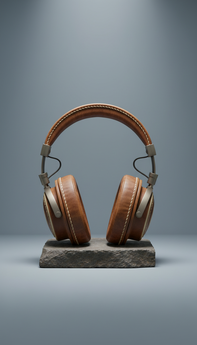 Heritage Leather Collector's Headphones — Full-Grain Leather, Limited Edition