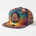 Gnome Lid G - HeadSpace hat with gem-encrusted jewel gnome wizard logo