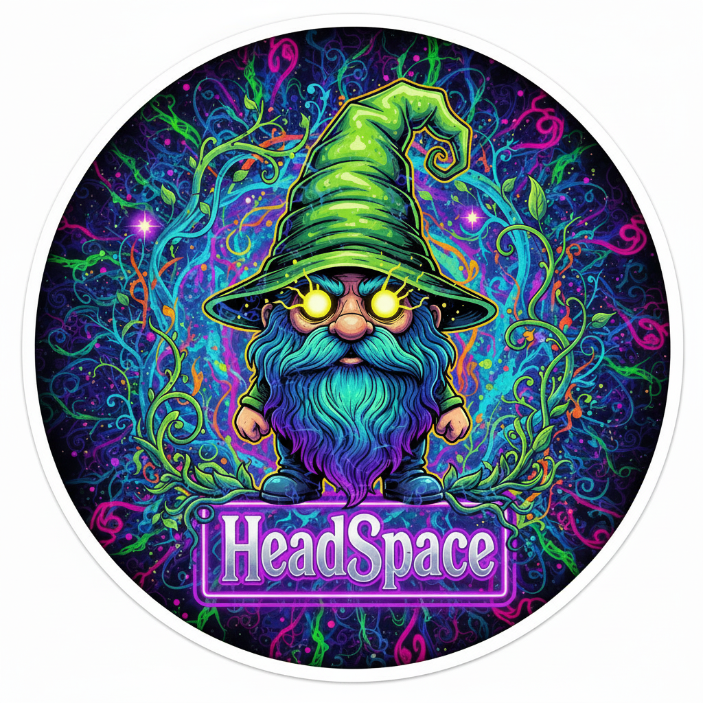 HeadSpace Gnome Sticker – The Mystic
